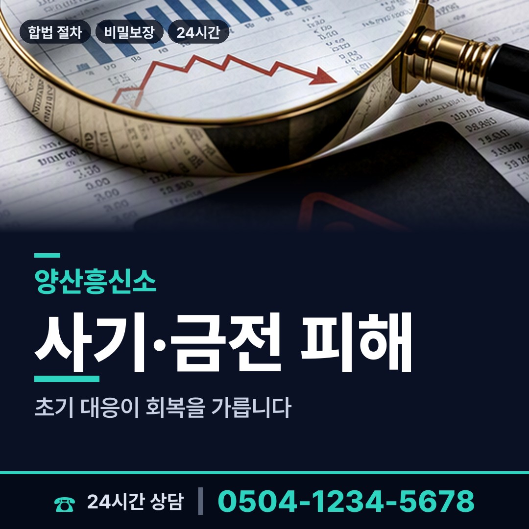 양산 삼성동 채무자추적 상담 안내
